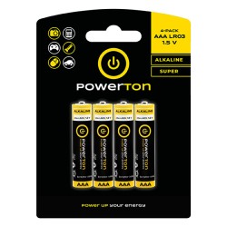 Powerton ENERGY ALKAMAX Jednorázová alkalická baterie AAA, 4-pack