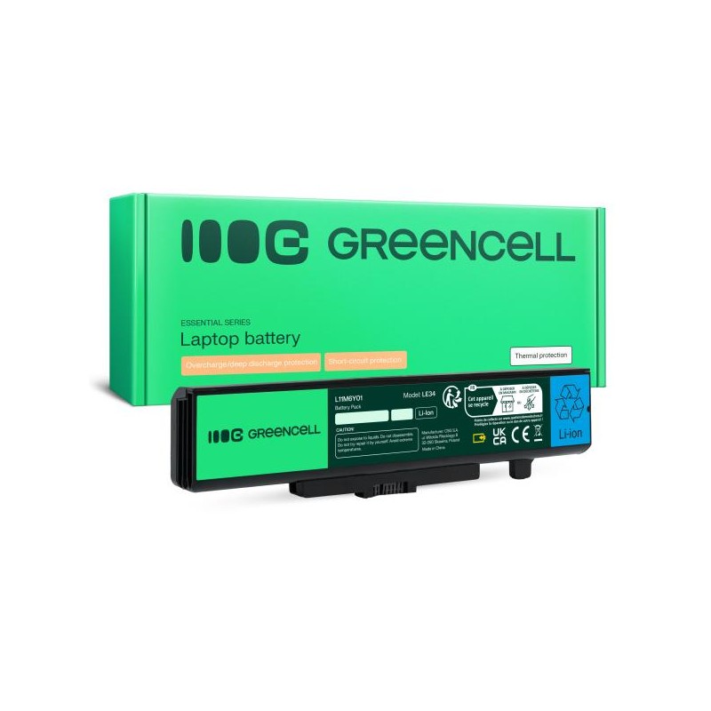 Green Cell baterie pro Lenovo Y480 V480 Y580 / 11,1V 4400mAh