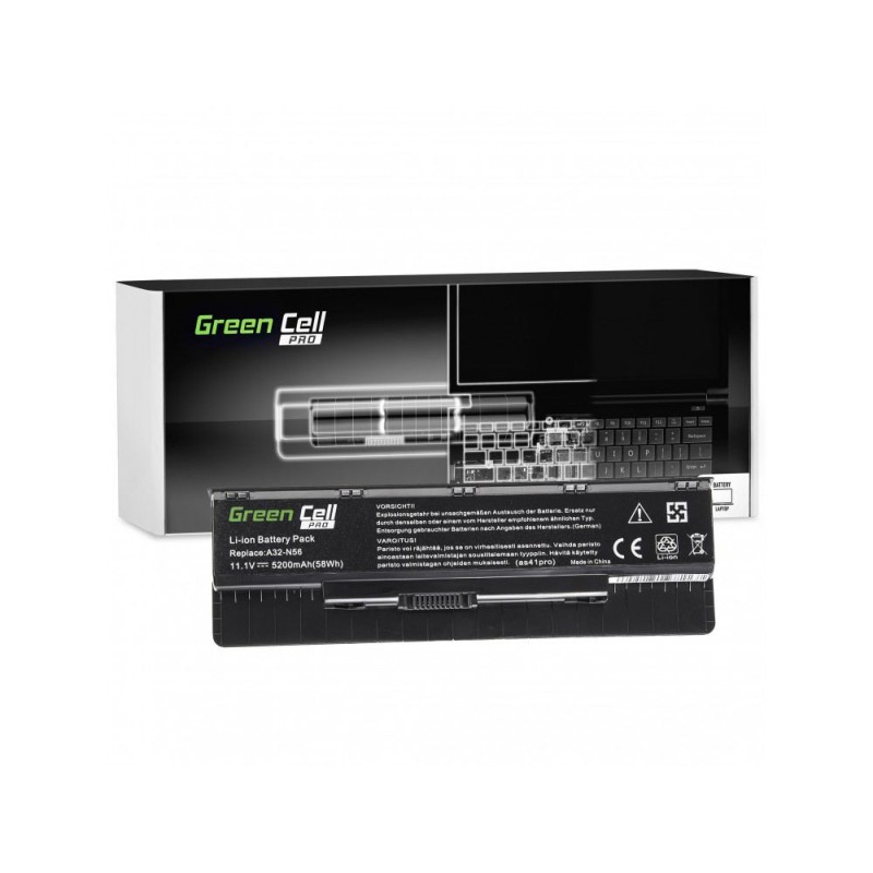 Green Cell baterie pro Asus A32-N56 N46 N46V N56 N76 / 11,1V 5200mAh