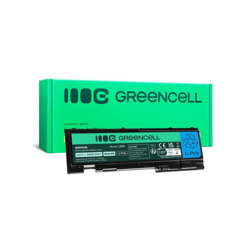Green Cell baterie pro Lenovo ThinkPad T430s T430si / 11,1V 3400mAh