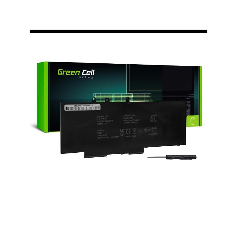 Green Cell baterie 93FTF GJKNX pro Dell Latitude 5280 5290 5480 5490 5491 5495 5580 5590 5591 Precision 3520 3530