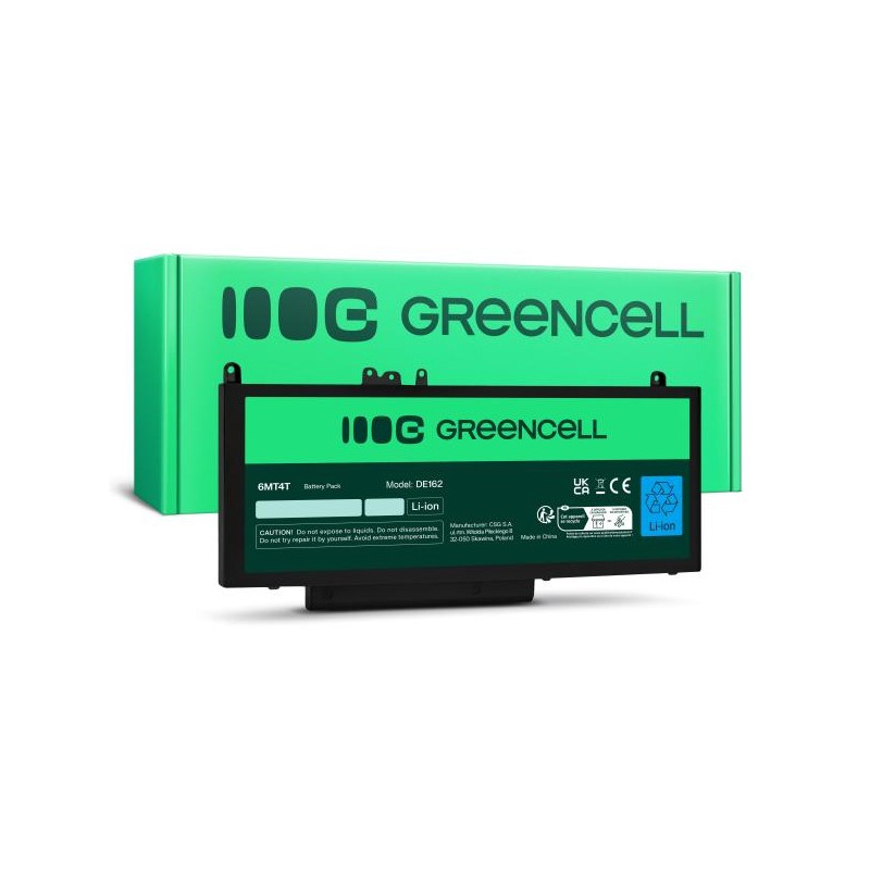 Green Cell baterie 6MT4T 07V69Y pro Dell Latitude E5270 E5470 E5570