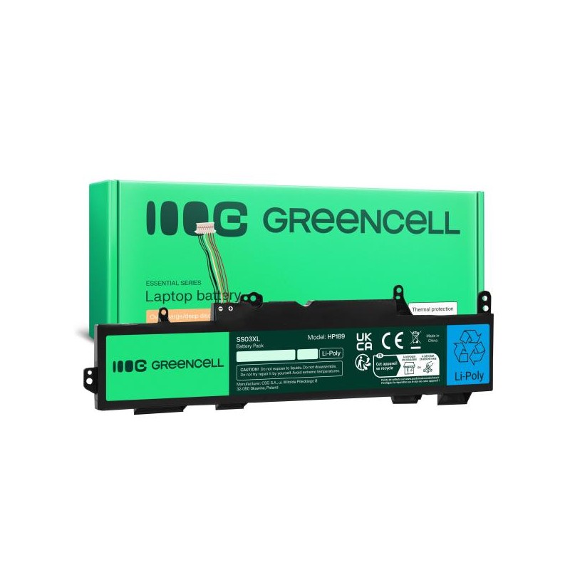 Baterie Green Cell SS03XL pro HP EliteBook 735 G5 G6 745 G5 G6 830 G5 G6 836 G5 840 G5 G6 846 G5 G6