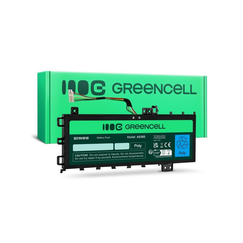 Green Cell baterie B21N1818 C21N1818-1 pro Asus VivoBook 15 A512 A512DA A512FA A512JA R512F R512U X512 X512DA X512FA X512FL