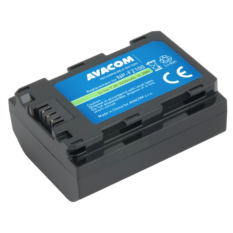Sony NP-FZ100 Li-Ion 7.2V 2250mAh 16.2Wh