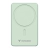 Verbatim power banka s bezdrátovým nabíjením 5V, nabíjení telefonu, 32226, 5000mAh, magnetické připevnění, zelená