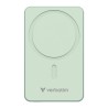 Verbatim power banka s bezdrátovým nabíjením 5V, nabíjení telefonu, 32228, 10000mAh, magnetické připevnění, Zelená
