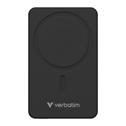 VERBATIM Powerbanka Charge 'n' Go Essentials, Magnetická, 10000 mAh, USB-C, Černá