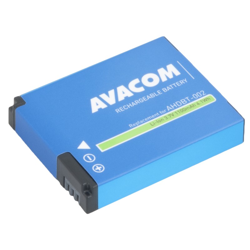 GoPro AHDBT-001, AHDBT-002 Li-Ion 3.7V 1100mAh 4.1Wh
