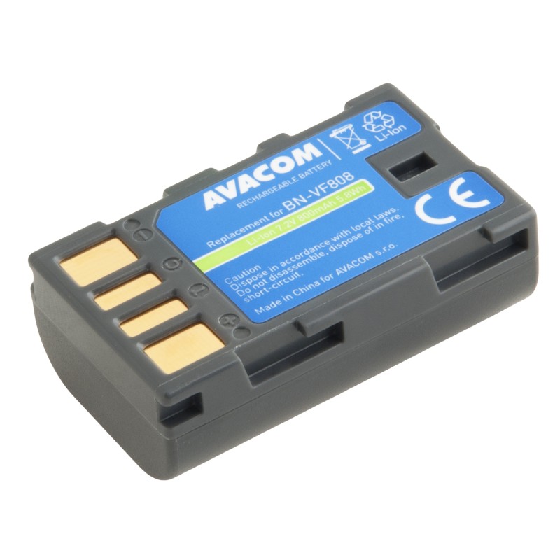 JVC BN-VF808, VF815, VF823 Li-Ion 7.2V 800mAh 5.8Wh
