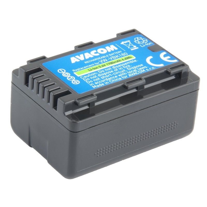 Avacom baterie pro Panasonic VW-VBK180E-K, Li-Ion, 3.6V, 1780mAh, 6.4Wh, VIPA-K180-B1780