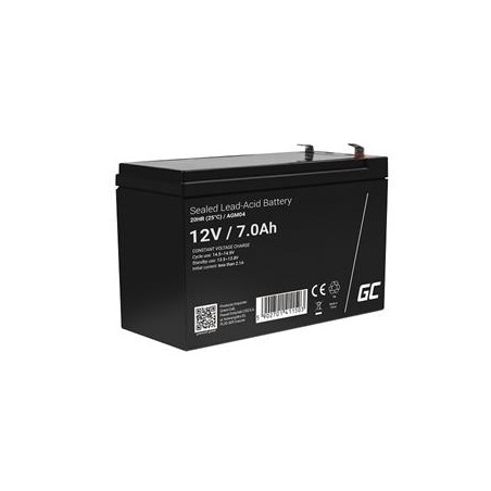 Green Cell VRLA AGM 12V, 2.1A, 7Ah