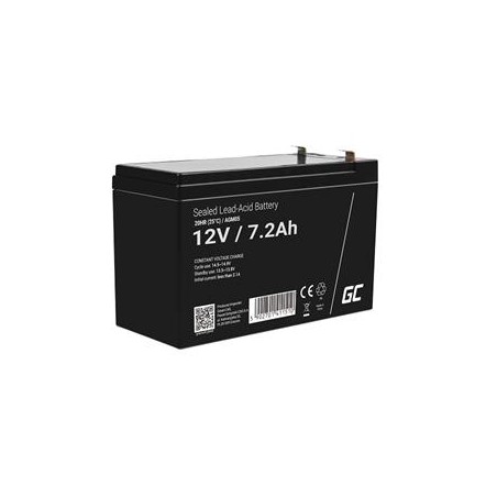 Green Cell AGM baterie 12V 7.2Ah