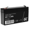 Green Cell AGM baterie 6V 1.3Ah