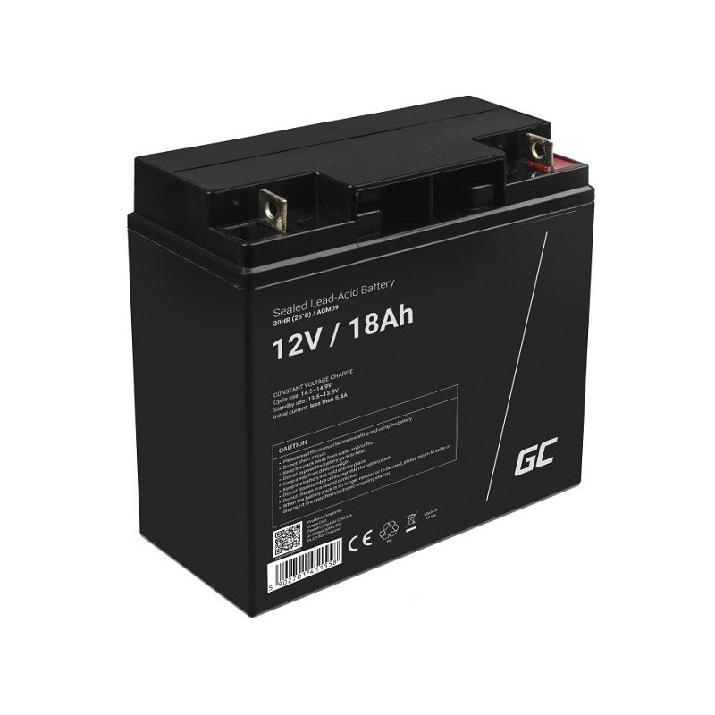 Green Cell AGM baterie 12V 18Ah