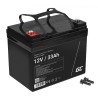 Green Cell AGM baterie 12V 33Ah