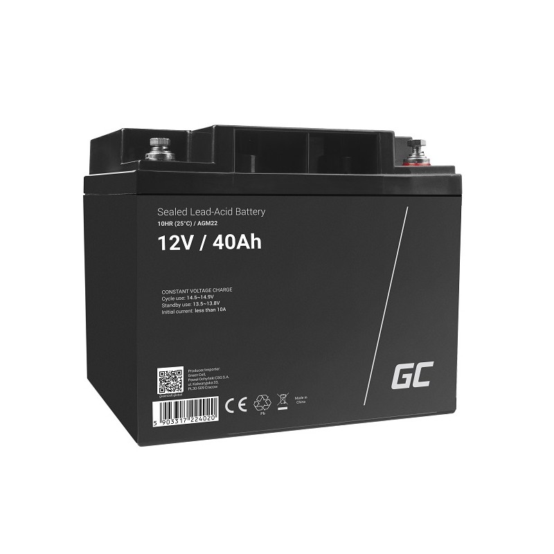 Green Cell AGM baterie 12V 40Ah