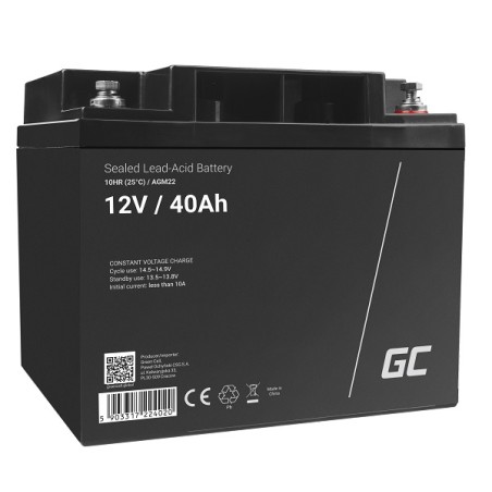 Green Cell AGM baterie 12V 40Ah
