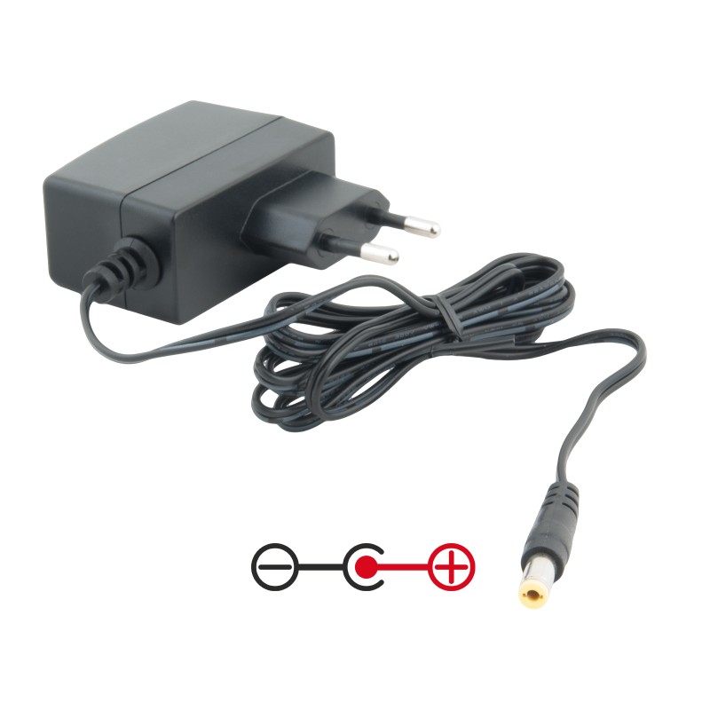 Napájecí adaptér univerzální 12V 1A 12W konektor 5,5mm x 2,1mm plus pó, l uprostřed
