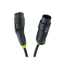 Green Cell nabíječka Habu EV Mobile Charger 11 kW 7 m Typ 2, zásuvka CEE až 16 A, pro elektrická vozidla EV PHEV 2 v 1 Wallbox