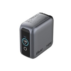VERBATIM Mini GaN Nabíječka s displejem 140W, 3xUSB-C, 1xUSB-A, černá