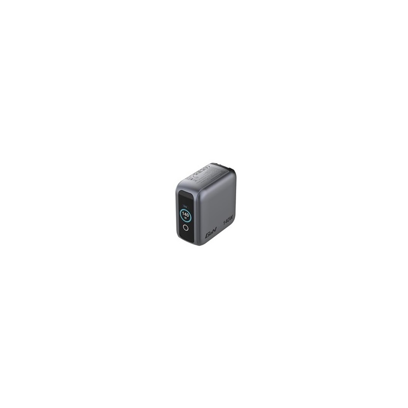VERBATIM Mini GaN Nabíječka s displejem 140W, 3xUSB-C, 1xUSB-A, černá