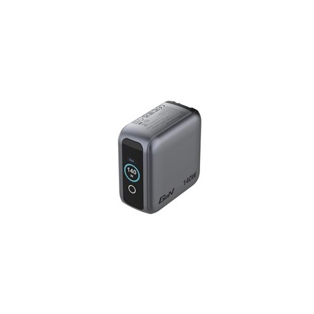 VERBATIM Mini GaN Nabíječka s displejem 140W, 3xUSB-C, 1xUSB-A, černá