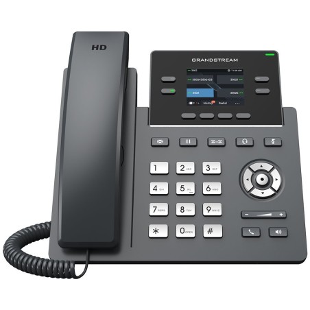 Grandstream GRP2612W SIP telefon, 2.4" TFT bar. displej, 2 SIP účty, 4 prog. tl., 2x10/100Mb, WiFi