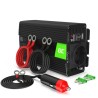 Green Cell ® měnič napětí 12V na 230V, 500W Full Sine Wave