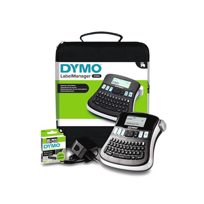 Tiskárna samolepicích štítků Dymo, LabelManager 210D, s kufrem