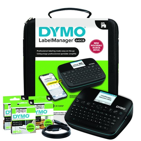 Tiskárna samolepicích štítků Dymo, LabelManager Executive 640 CB, s kufrem
