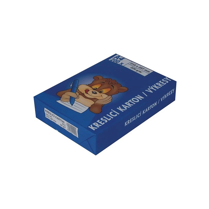 Karton kreslicí, A4, 200listů