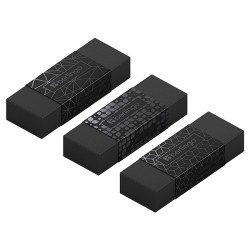 Berlingo, pryž Eco-PVC, černá, 30ks, Double Black