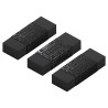 Berlingo, pryž Eco-PVC, černá, 30ks, Double Black