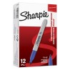 Sharpie, popisovač Fine, modrý, 12ks, 0.9mm, permanentní, DOPRODEJ