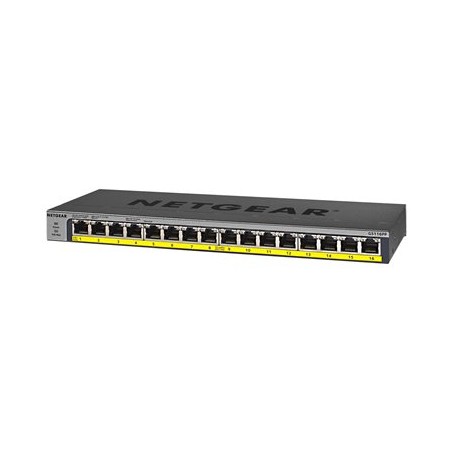 NETGEAR 16PT PoE Gigabit Unmanaged Swch, GS116LP