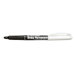 Centropen, popisovač 2686, bílý, 10ks, 1.2mm, vodní báze, cena za 1ks