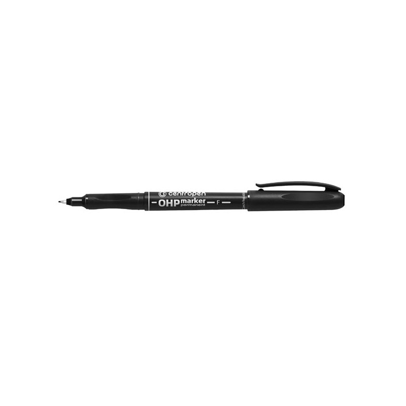 Centropen, marker 2636, černý, 10ks, 0.6mm, alkoholová báze, cena za 1ks
