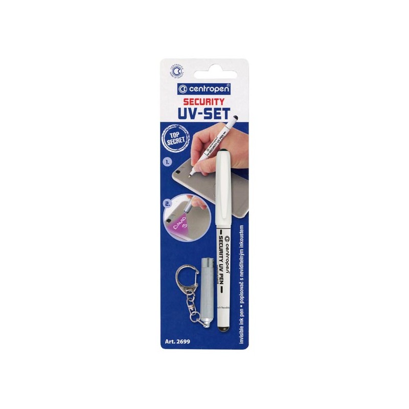 Centropen, popisovač 2699, UV, 1ks, 0,6-1mm, speciální permanentní inkoust, cena za 1ks