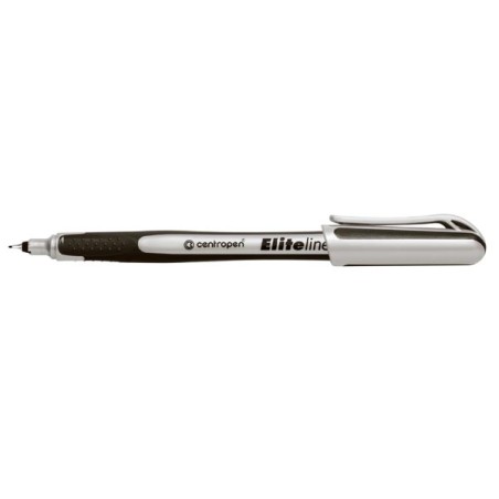 Centropen, liner 4721, černý, 10ks, 0.3mm, jemný plastový hrot v kovové objímce, cena za 1ks