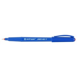 Centropen, liner 4621, červený, 10ks, 0.3mm, jemný plastový hrot v kovové objímce, cena za 1ks