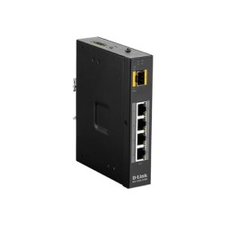 D-Link DIS-100G-5PSW Industrial Gigabit Unmanaged PoE Switch with SFP slot