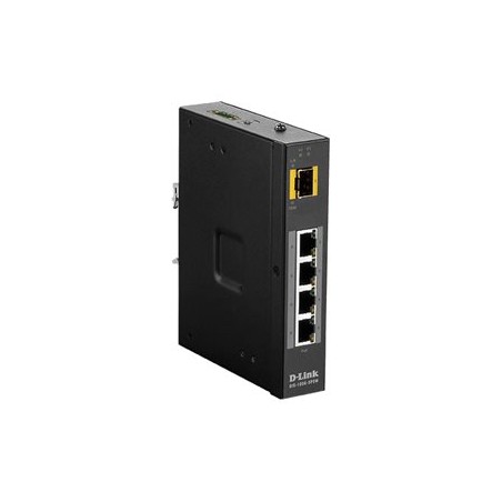 D-Link DIS-100G-5PSW Industrial Gigabit Unmanaged PoE Switch with SFP slot