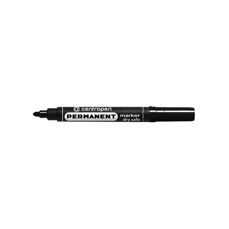 Centropen, marker 8510, černý, 10ks, 2.5mm, alkoholová báze, cena za 1ks