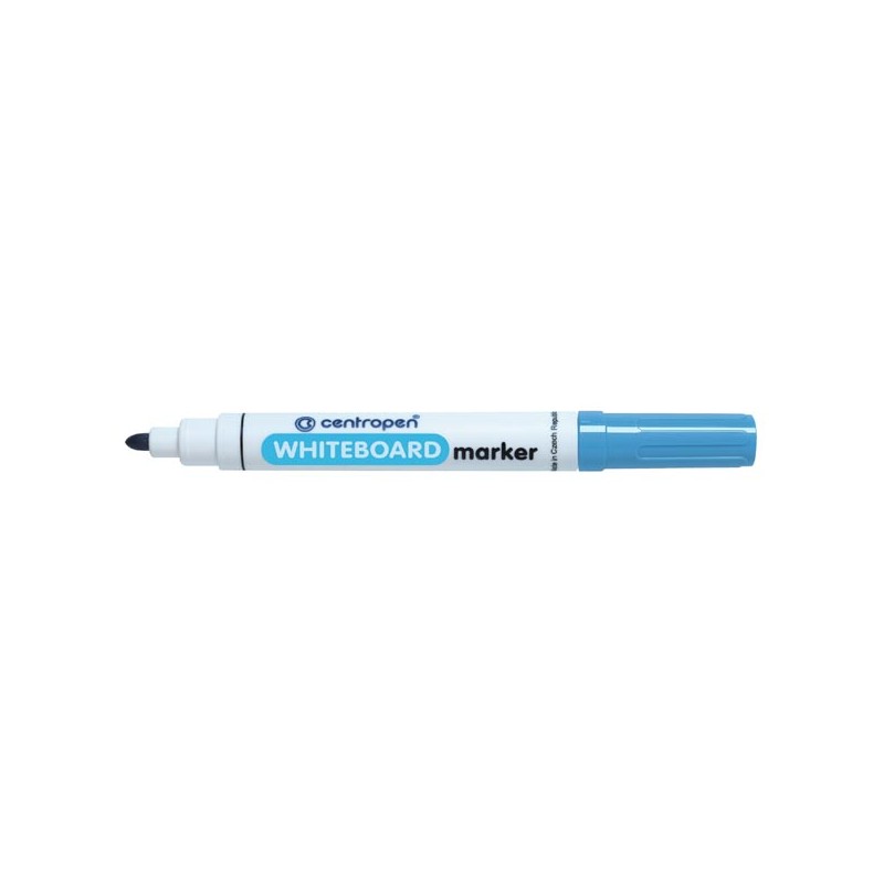 Centropen, whiteboard marker 8559, světle modrý, 10ks, 2.5mm, alkoholová báze, cena za 1ks