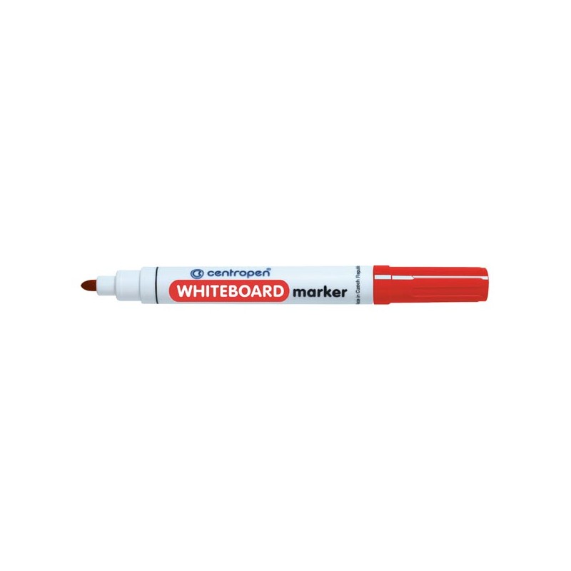 Centropen, whiteboard marker 8559, červený, 10ks, 2.5mm, alkoholová báze, cena za 1ks
