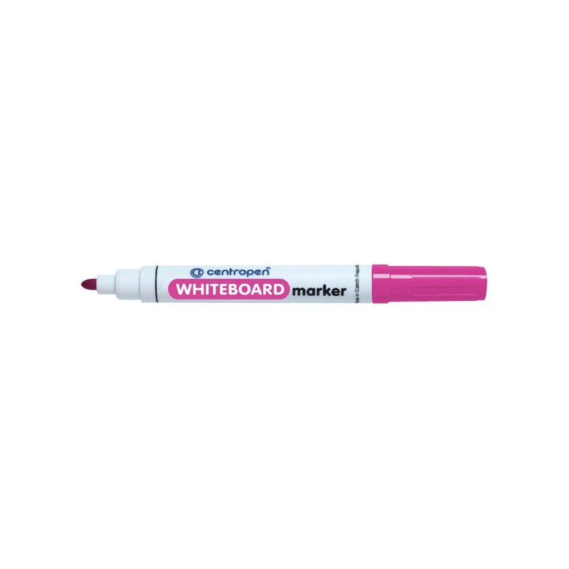 Centropen, whiteboard marker 8559, růžový, 10ks, 2.5mm, alkoholová báze, cena za 1ks