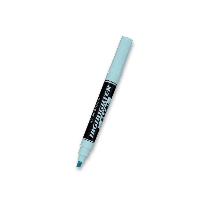 Centropen, zvýrazňovač 8542, modrý, 10ks, 1-5mm, se super pružným hrotem, cena za 1ks