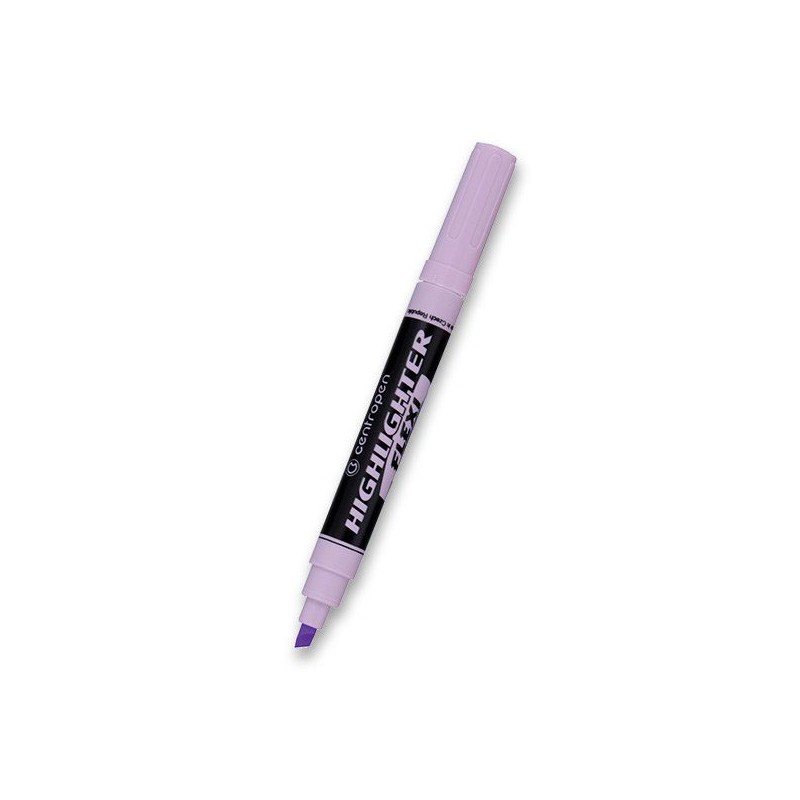 Centropen, zvýrazňovač 8542, fialový, 10ks, 1-5mm, se super pružným hrotem, cena za 1ks, DOPRODEJ
