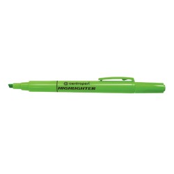 Centropen, zvýrazňovač 8722, zelený, 10ks, 1.4mm, klínový hrot
